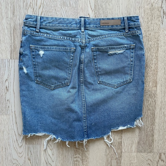 GRLFRND Rhoda denim mini skirt - Picture 2 of 3
